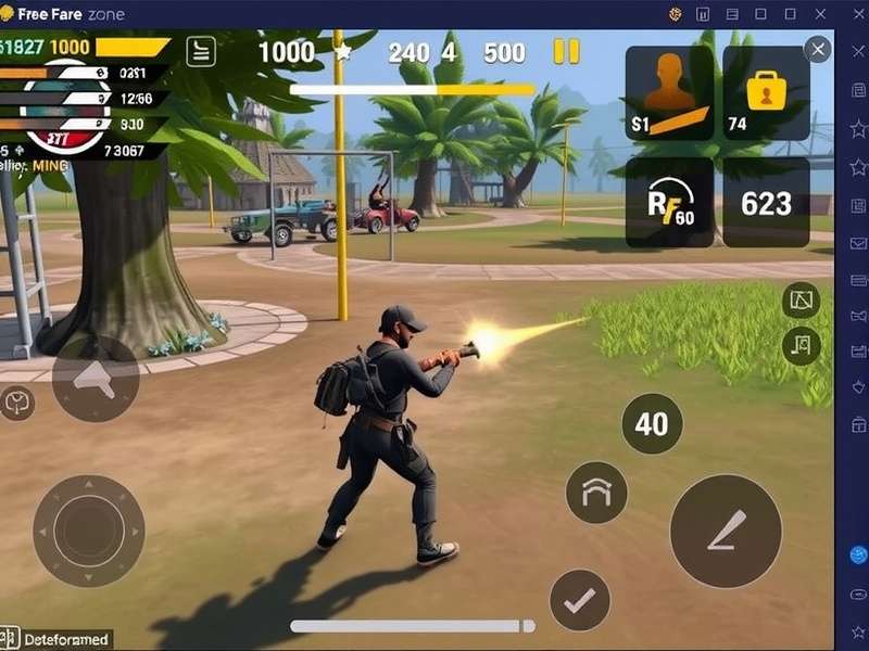 Free Fire Danger Zone gameplay screenshot showing character in battle